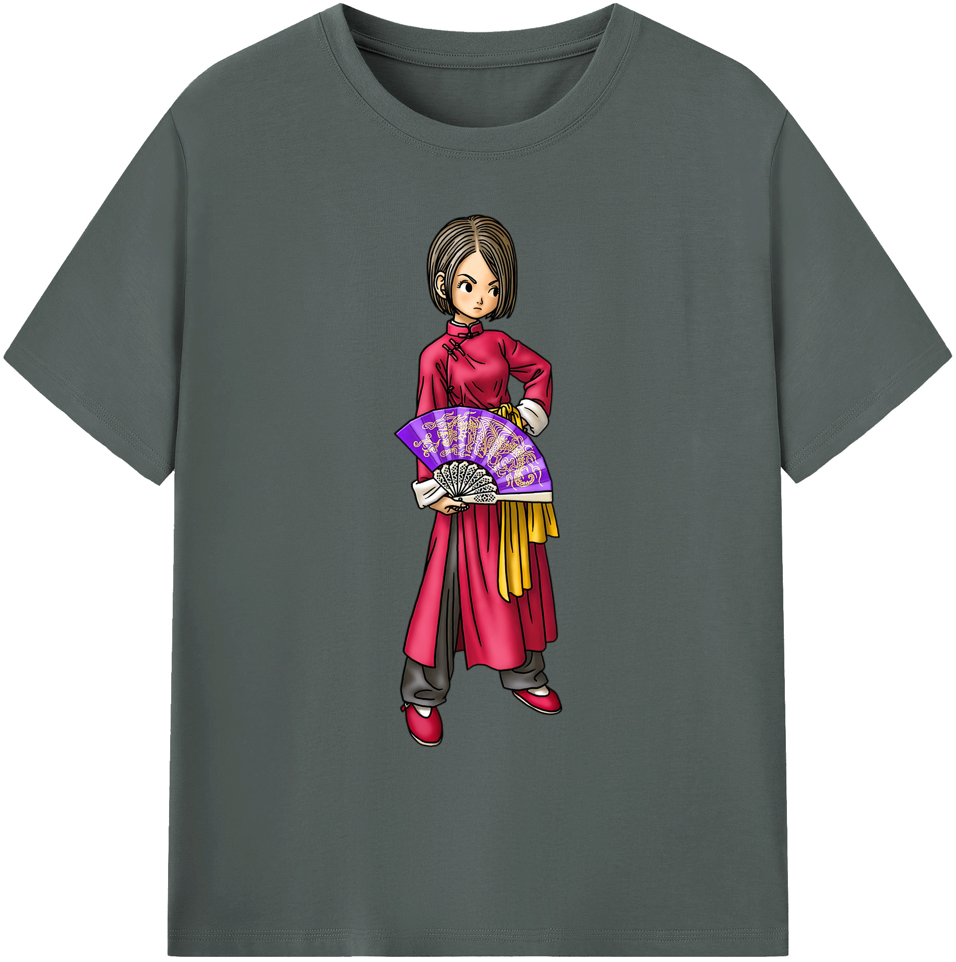 （画像用） ドラゴンクエスト Doragon Kuesuto Dragon Quest 綿100％ メンズ半袖Tシャツ｜肌触りやわらか＆通気性